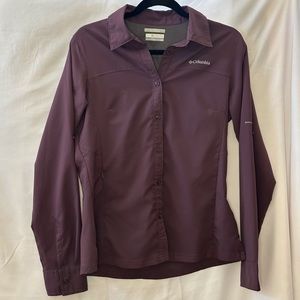 Columbia Omni shade, long sleeve, button down shirt